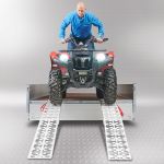 Extra verstevigde aluminium oprijplaat opklapbaar - 225 cm - 2 stuks-9-thumb