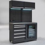Werkplaatsinrichting PREMIUM RVS werkblad met koelkast – 285 cm breed-29-thumb