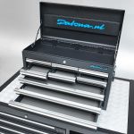 Gereedschapskist met 9 laden - zwart-3-thumb