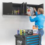 Gereedschapswagen "Black-Line" met 7 laden en opbergkast-20-thumb