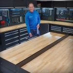 Werkbank PRO – eiken werkblad – 36 lades – 400 cm – zwart-9-thumb