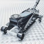 Hydraulische autokrik - 2,5 ton + assteunen set 3 ton per stuk-4-thumb