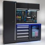 Werkplaatsinrichting PREMIUM RVS werkblad met koelkast – 285 cm breed-39-thumb