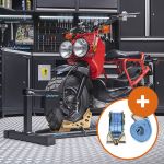 Inrijklem voor scooters + spanband-0-thumb