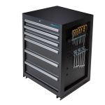 Gereedschapskast PRO met 6 lades - zwart-16-thumb