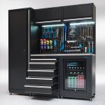 Werkplaatsinrichting PREMIUM RVS werkblad met koelkast – 285 cm breed-42-thumb