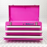 Gereedschapskist drie lades - 2 lades gevuld - roze-11-thumb