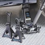Hydraulische autokrik - 2,5 ton + assteunen set 3 ton per stuk-0-thumb