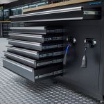Werkplaatsinrichting PREMIUM met eiken werkblad en extra brede lades - 340 cm breed-21-thumb