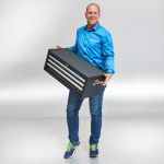 Gereedschapskist met 3 laden - zwart-0-thumb