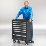 Gereedschapswagen 7 lades met quick lock - mat zwart-1-thumb