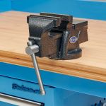 Werkbank PRO bamboe - 6 lades - opbergkast - 200 cm - blauw-9-thumb