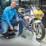 MotoGP Paddockstand voorwiel - BMW wit-20-thumb