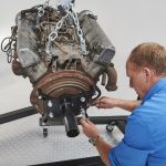 Garagekraan hydraulisch inklapbaar 2 ton + extra sterke motormontagesteun-3-thumb