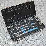 Dopsleutelset Datona 8 t/m 24mm met 3/8" ratel-0-thumb
