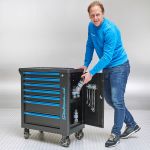 Gereedschapswagen "Black-Line" met 7 laden en opbergkast-6-thumb
