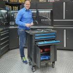 Gereedschapswagen met 3 gevulde lades en kast-15-thumb