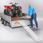 Extra verstevigde aluminium oprijplaat opklapbaar - 225 cm-3-thumb