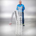 Extra verstevigde aluminium oprijplaat opklapbaar - 225 cm-2-thumb
