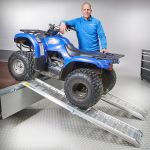 Oprijplaat aluminium opvouwbaar - 182 cm (2 stuks)-2-thumb