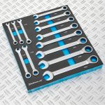 Ringratelsleutelset 13-delig in "Plus" softmodule-0-thumb