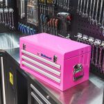 Gereedschapskist drie lades - 2 lades gevuld - roze-12-thumb
