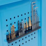 Werkbank PRO bamboe - 6 lades - opbergkast - 200 cm - blauw-14-thumb