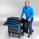 Gereedschapswagen "Black-Line" met 7 laden en opbergkast-1-thumb