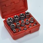 Uitwendige Torx doppenset 14-delig, extra compact-0-thumb