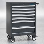 Gereedschapswagen 7 lades met quick lock - mat zwart-3-thumb