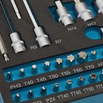102-delige Inbus en torxdoppenset 1/2'', 3/8'' en 1/4'' in "PRO" softmodule-10-thumb