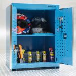 Werkbank PRO bamboe - 6 lades - opbergkast - 200 cm - blauw-19-thumb