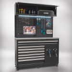 Premium werkplaatsinrichting RVS met extra brede kast - 136 centimeter-3-thumb