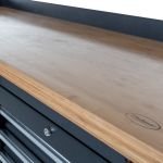 Werkbank PRO - bamboe werkblad - 18 lades - 200 cm - zwart-26-thumb