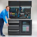 Werkplaatsinrichting PREMIUM RVS werkblad met koelkast – 285 cm breed-36-thumb