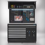 Premium werkplaatsinrichting RVS met extra brede kast - 136 centimeter-0-thumb