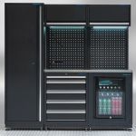 Werkplaatsinrichting PREMIUM RVS werkblad met koelkast – 285 cm breed-30-thumb